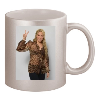 Shakira 11oz Metallic Silver Mug