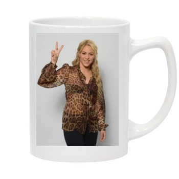 Shakira 14oz White Statesman Mug