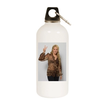 Shakira White Water Bottle With Carabiner