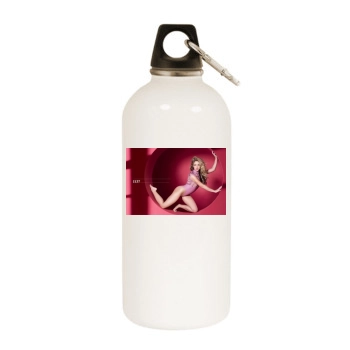 Shakira White Water Bottle With Carabiner