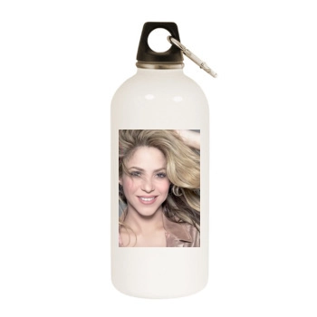 Shakira White Water Bottle With Carabiner