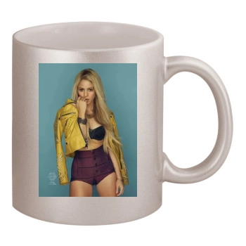 Shakira 11oz Metallic Silver Mug