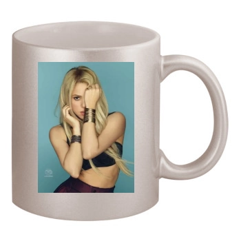 Shakira 11oz Metallic Silver Mug