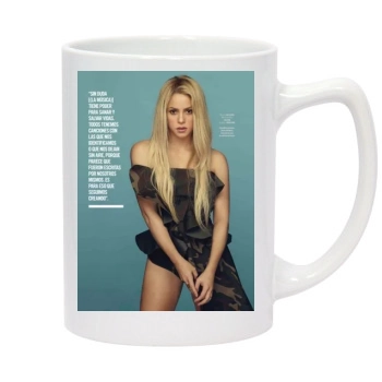 Shakira 14oz White Statesman Mug