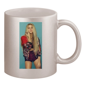 Shakira 11oz Metallic Silver Mug