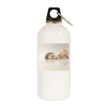 Shakira White Water Bottle With Carabiner