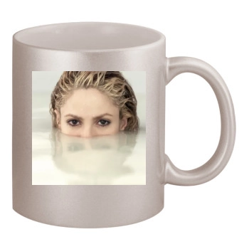 Shakira 11oz Metallic Silver Mug