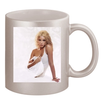 Shakira 11oz Metallic Silver Mug