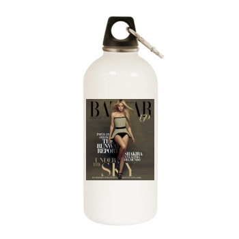 Shakira White Water Bottle With Carabiner