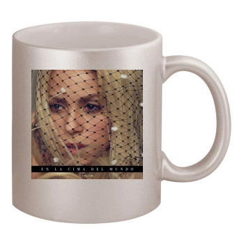 Shakira 11oz Metallic Silver Mug