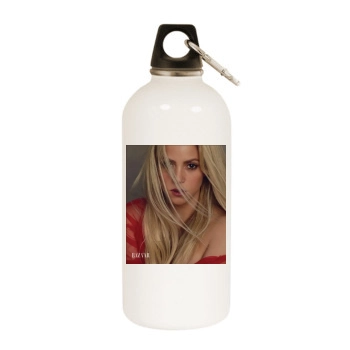 Shakira White Water Bottle With Carabiner