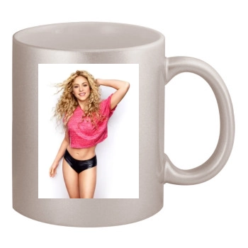 Shakira 11oz Metallic Silver Mug