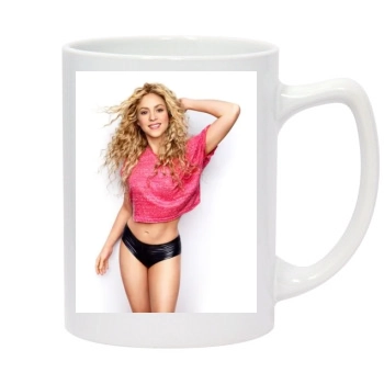 Shakira 14oz White Statesman Mug