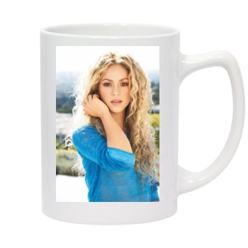 Shakira 14oz White Statesman Mug