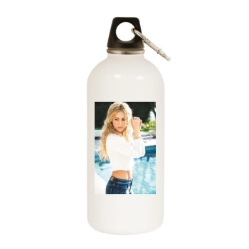 Shakira White Water Bottle With Carabiner