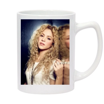 Shakira 14oz White Statesman Mug