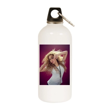 Shakira White Water Bottle With Carabiner