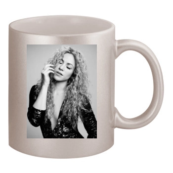 Shakira 11oz Metallic Silver Mug