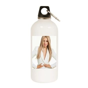 Shakira White Water Bottle With Carabiner