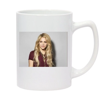 Shakira 14oz White Statesman Mug