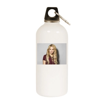 Shakira White Water Bottle With Carabiner