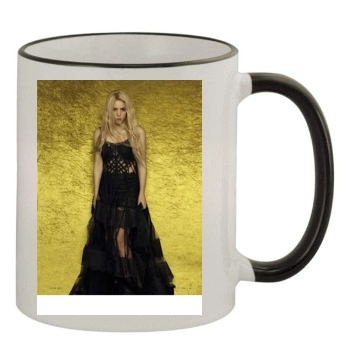 Shakira 11oz Colored Rim & Handle Mug