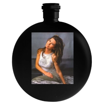 Shania Twain Round Flask