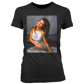 Shania Twain Women's Junior Cut Crewneck T-Shirt