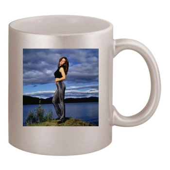 Shania Twain 11oz Metallic Silver Mug