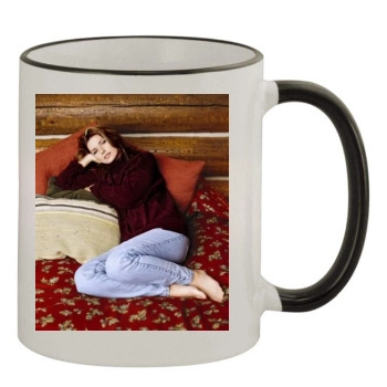 Shania Twain 11oz Colored Rim & Handle Mug