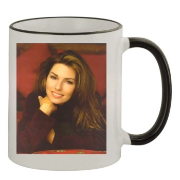 Shania Twain 11oz Colored Rim & Handle Mug