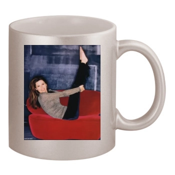 Shania Twain 11oz Metallic Silver Mug