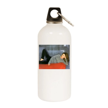 Shania Twain White Water Bottle With Carabiner