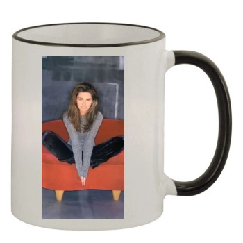 Shania Twain 11oz Colored Rim & Handle Mug