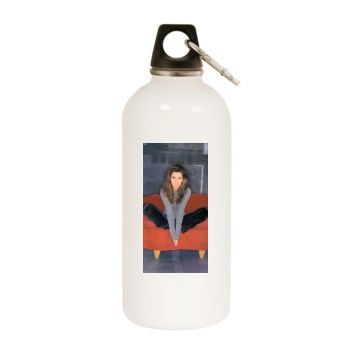 Shania Twain White Water Bottle With Carabiner