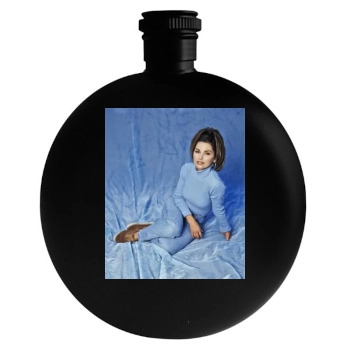 Shania Twain Round Flask