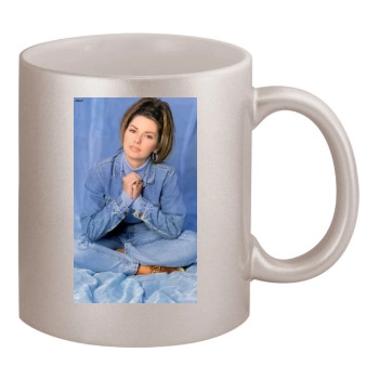 Shania Twain 11oz Metallic Silver Mug