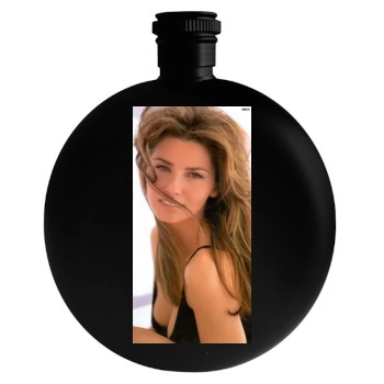 Shania Twain Round Flask