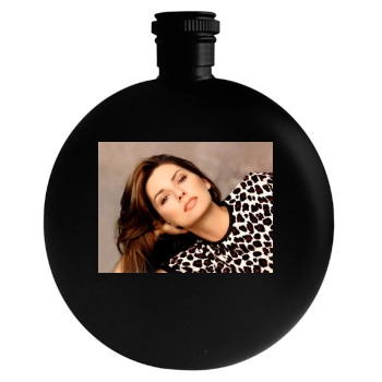 Shania Twain Round Flask