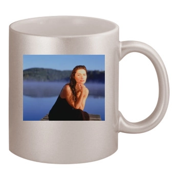 Shania Twain 11oz Metallic Silver Mug