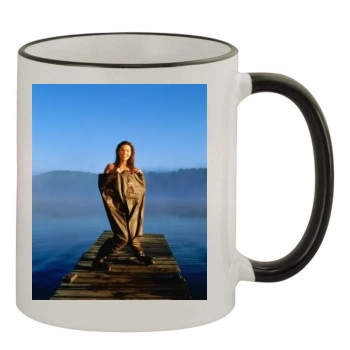 Shania Twain 11oz Colored Rim & Handle Mug