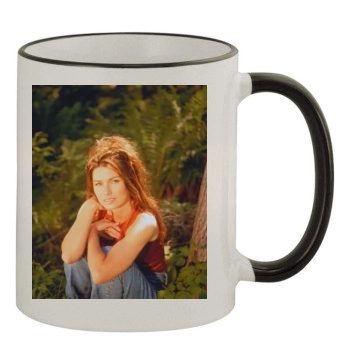 Shania Twain 11oz Colored Rim & Handle Mug