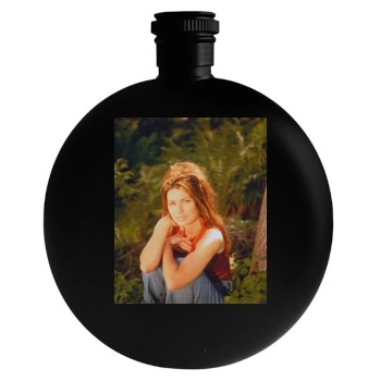 Shania Twain Round Flask