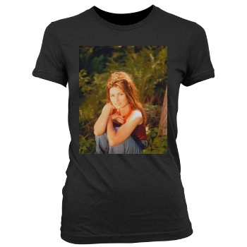 Shania Twain Women's Junior Cut Crewneck T-Shirt