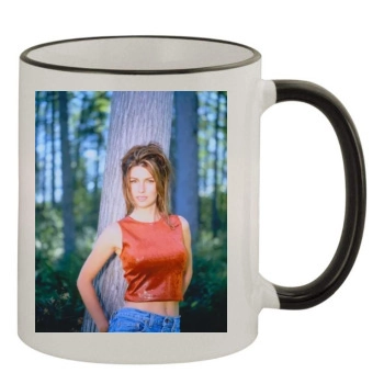 Shania Twain 11oz Colored Rim & Handle Mug