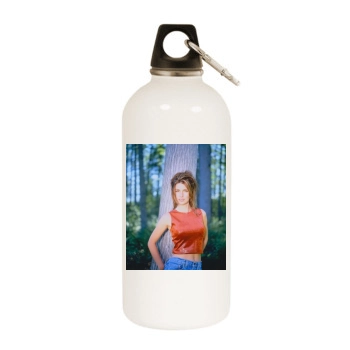 Shania Twain White Water Bottle With Carabiner