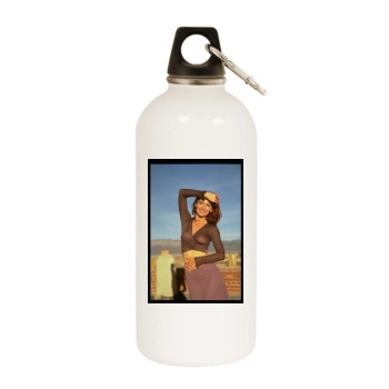 Shania Twain White Water Bottle With Carabiner