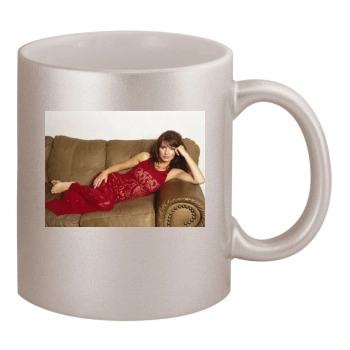 Shania Twain 11oz Metallic Silver Mug