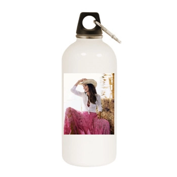 Shania Twain White Water Bottle With Carabiner