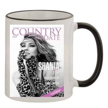 Shania Twain 11oz Colored Rim & Handle Mug